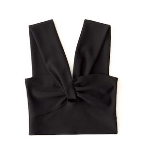 NWT Abercrombie & Fitch, Asymmetrical Cutout Set Top, Black, S